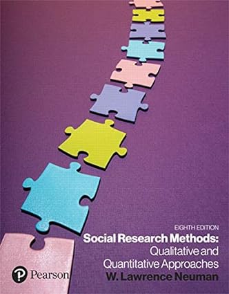social research methods qualitative and quantitative approaches w. lawrence neuman